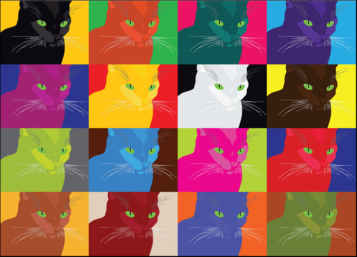 d17445999s Pop Art Cats, available in multiple sizes