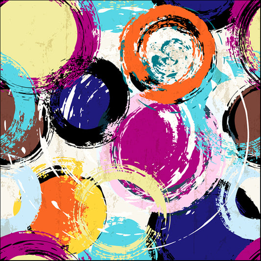 d17587842s pop art abstract round circles, available in multiple sizes - Chamton