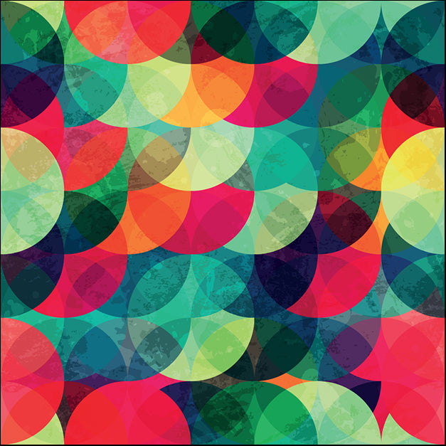 h4344696 Colorful Circle Seamless Pattern, available in multiple sizes