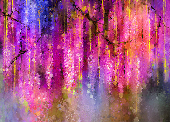 i6515168b Spring purple flowers Wisteria, available in multiple sizes