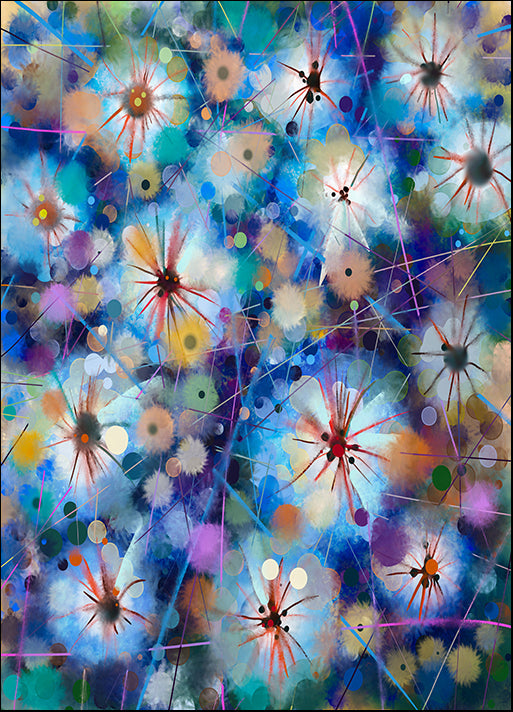 i8497877b Abstract Colorful Flowers, available in multiple sizes