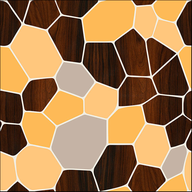 91817 Geode Orange, by Jef Designs, available in multiple sizes